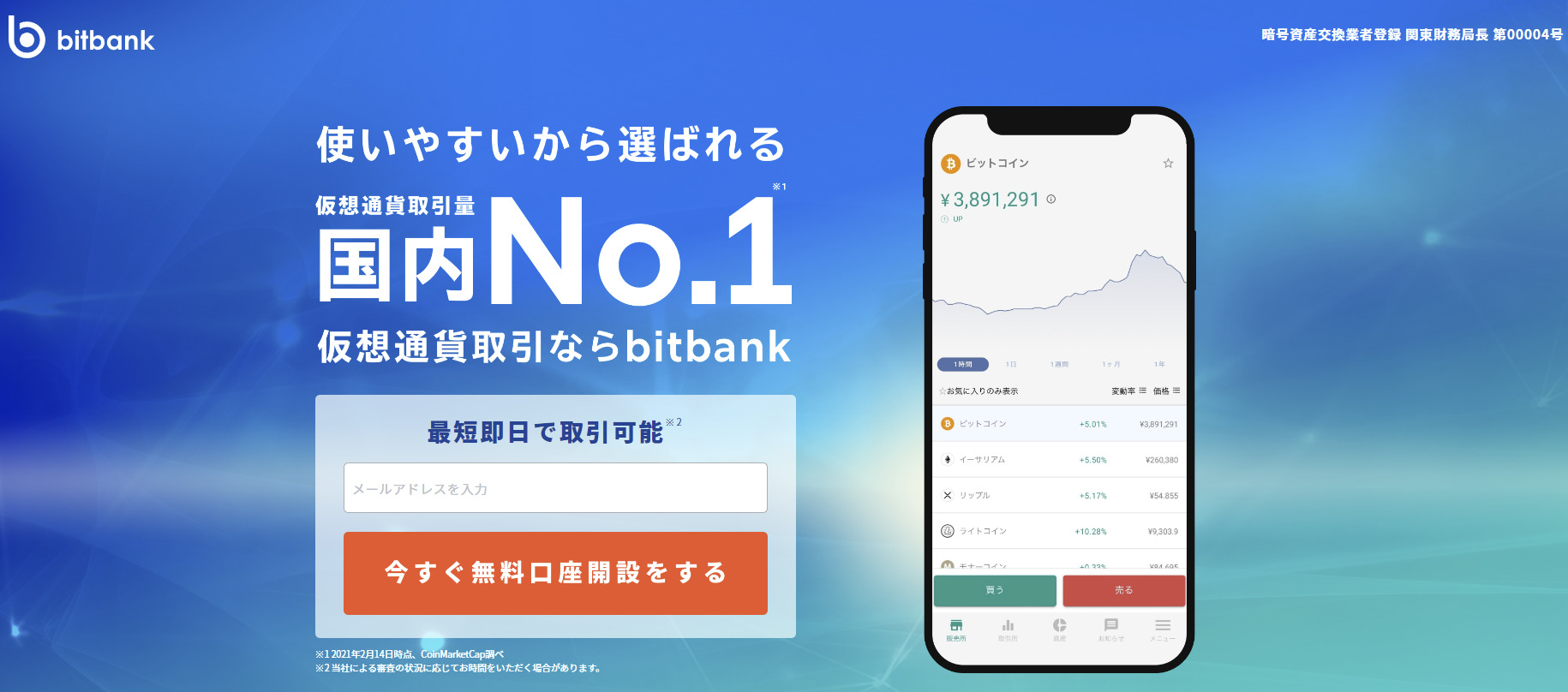 ビットバンク公式サイト