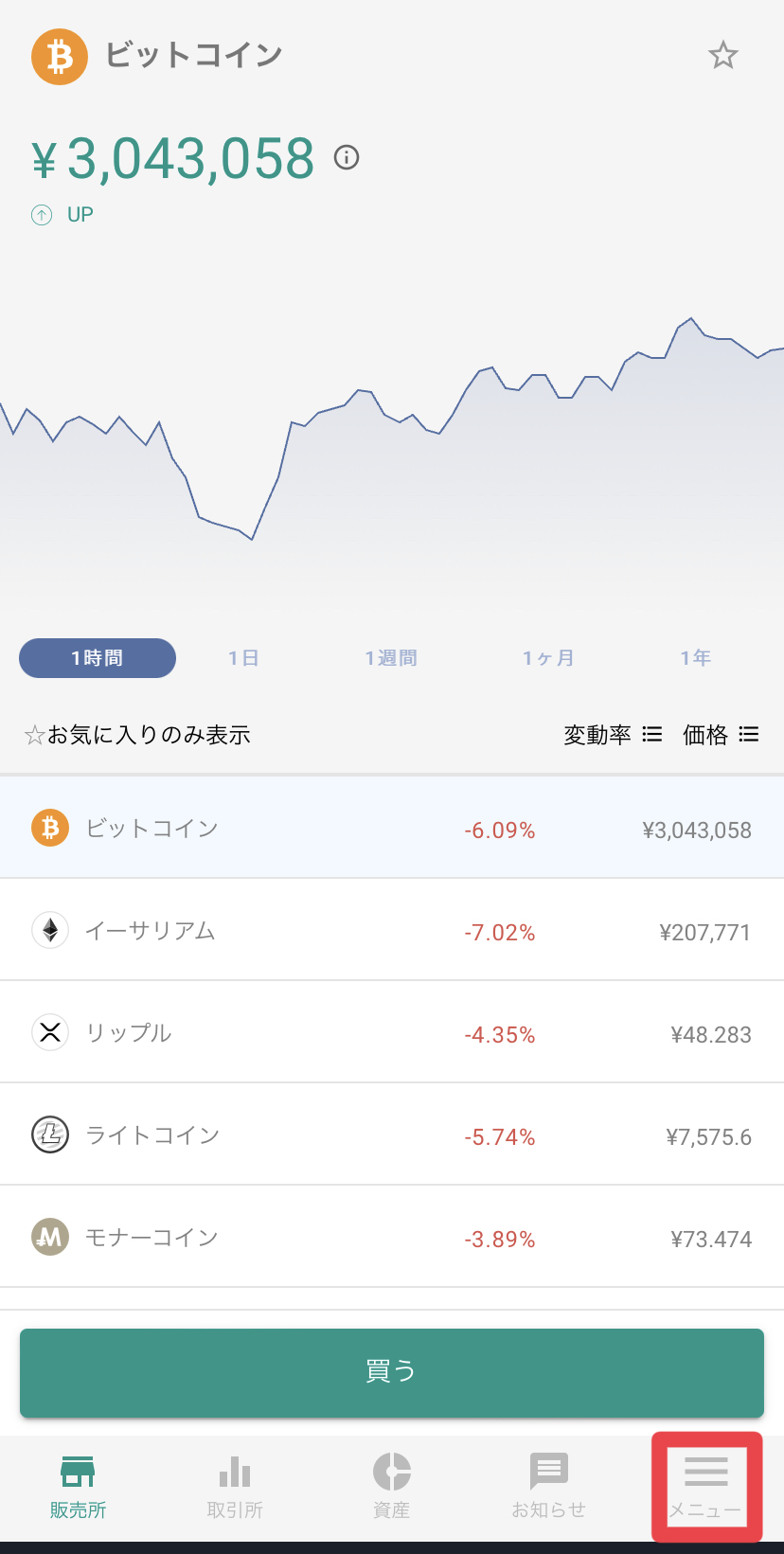 ビットバンクトップページ